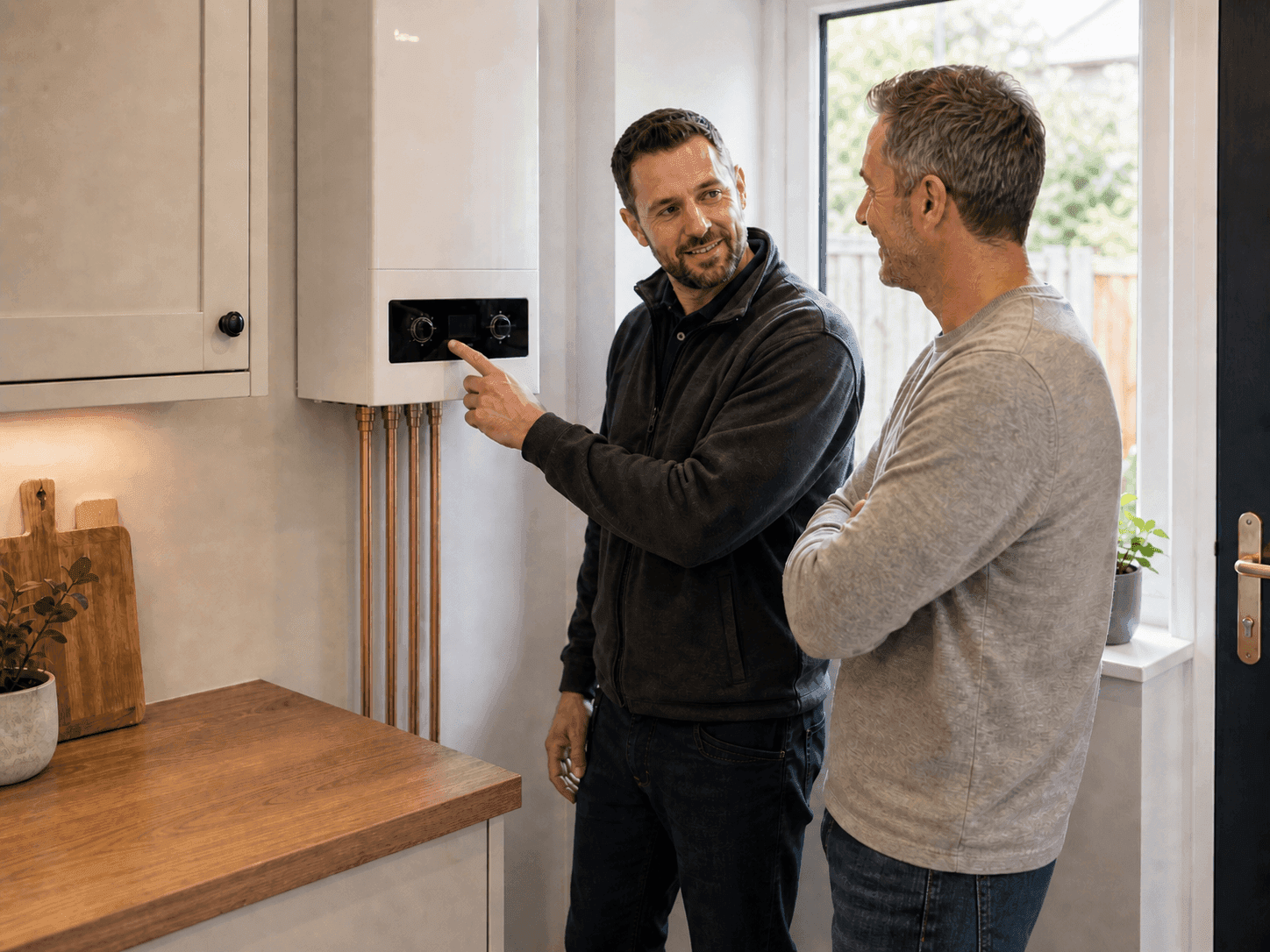 Premium boiler installation
